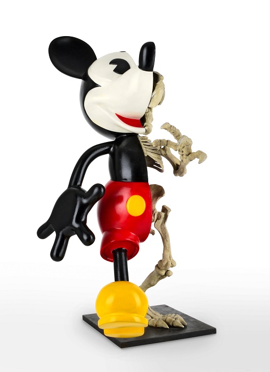 Rubinstein , (s+®rie Mickey is also a rat) MICKEY WALKING bronze 48x26X30 18500Ôé¼