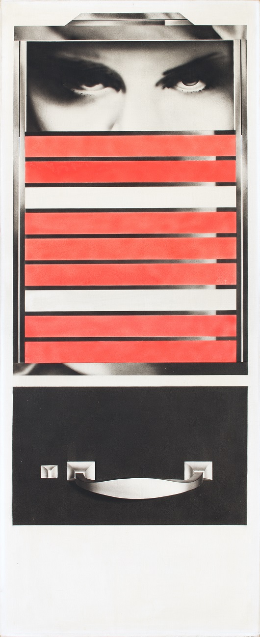Peter Klasen, Parano+»ac Lady, Version no.2, acrylic on canvas, 1968 28000 530